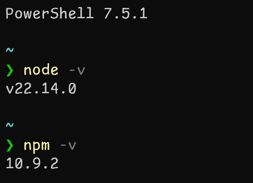 node.js安装成功验证